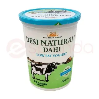 Desi Fresh Food Desi Dahi Low Fat Frozen Dessert, 4 lb