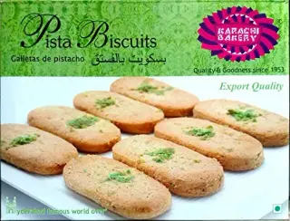 Karachi Bakery Pista Biscuits Biscuits/Cookies, 400 gm