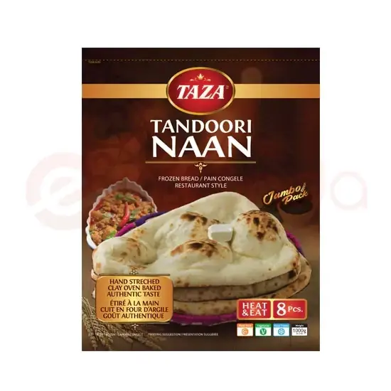 Taza Tandoori Naan Jumbo 8 pc at Towne Market, Burlington MA
