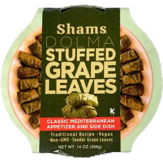 Shams Stuffed Grape Leaves Middle Eastern, 14 oz