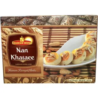 United King Almond Naan Khataee Biscuits/Cookies, 300 gm
