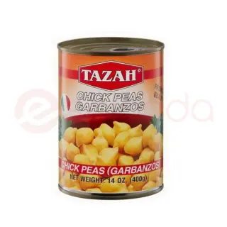 Tazah Chick Peas Garbanzos Middle Eastern, 454 gm
