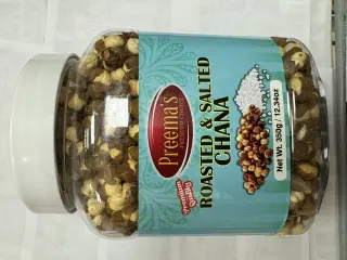 Preema's Roasted & Salted Chana Snack, 350 gm
