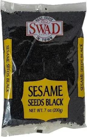 Swad Sesame Seeds Black Spices, 7 oz
