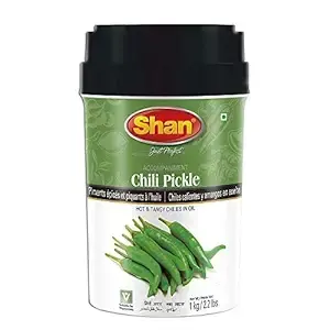 Shan Chilli Pickle Chutney/Sauce, 1 kg