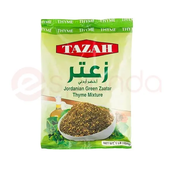 Tazah Jordanian Green Zaatar 454 gm at Towne Market, Burlington MA