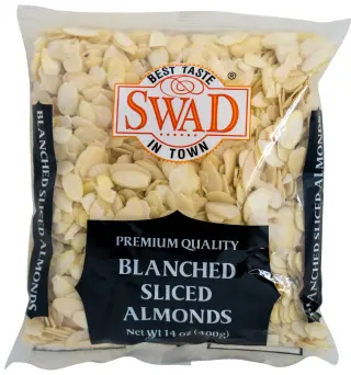 Swad Banched Sliced Almonds Spices, 400 gm