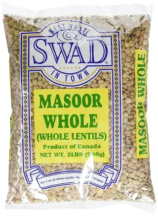 Swad Masoor Whole Dal, 4LB