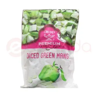 Deep Diced Green Mango Frozen Vegetable, 340 gm