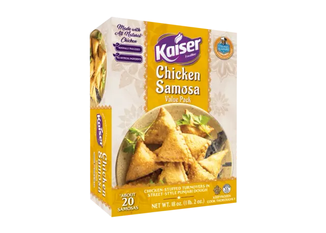 Kaiser Crispy Chicken Samosa 20pc at Towne Market, Burlington MA