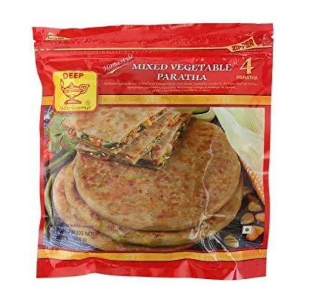Deep Mixed Vegitables Paratha 4Pcs at Towne Market, Burlington MA