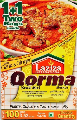 Laziza Qorma Masala Spices, 1 ct