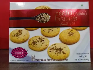 Karachi Bakery Zeera Biscuits Biscuits/Cookies, 400 gm